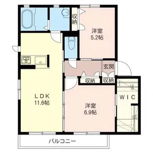 ジュエル【2階】の間取り