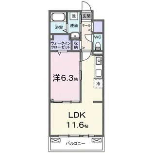 ルミナス コート【3階】の間取り