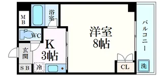 GRACIEUX河原町【7階】の間取り