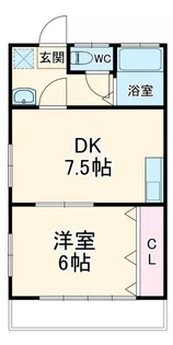 一色ハイツI【2階】の間取り