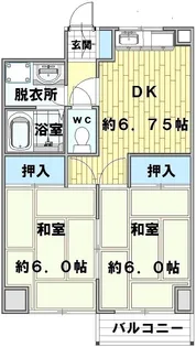 マルハンダイヤモンドマンション【3階】の間取り