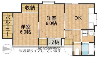 コーポ国府台【1階】の間取り