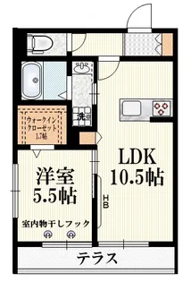 ロワジール【1階】の間取り