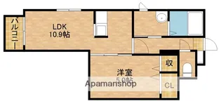 オリンピア【3階】の間取り