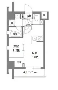 ラグゼナ錦糸町【5階】の間取り