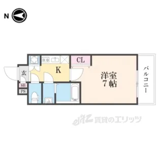 アドバンス京都デタンデュ【3階】の間取り