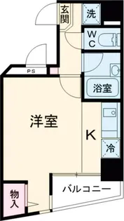 スカイコート新宿曙橋第2【3階】の間取り