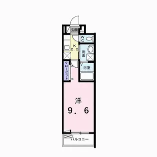 ドミール南仙台II【1階】の間取り