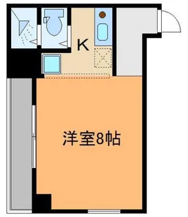 アサヒパレス早稲田【3階】の間取り