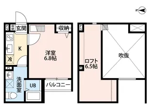 Joelle新今里【1階】の間取り