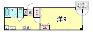 エクセラート明石【3階】の間取り