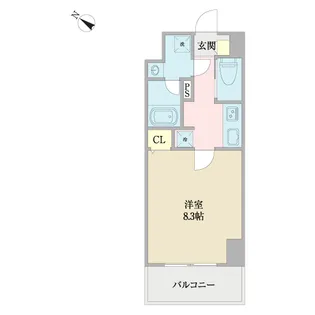 エストフォート千葉中央【10階】の間取り