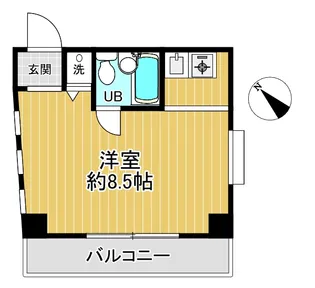 パールハイツ【3階】の間取り