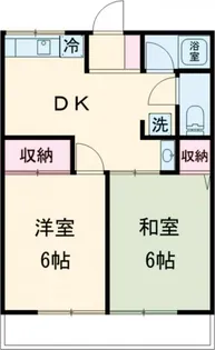 シティハイム カリス【2階】の間取り