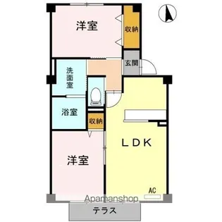 ラフティ【2階】の間取り