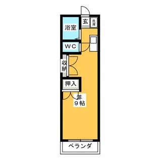 レジデンスマンション A【3階】の間取り