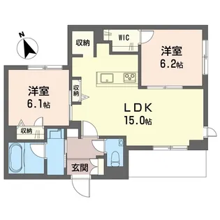 フレジェ【1階】の間取り