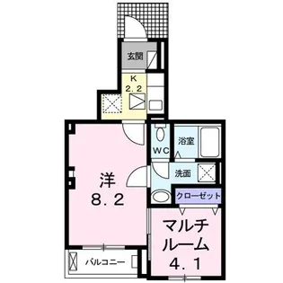 マンス シャン【1階】の間取り
