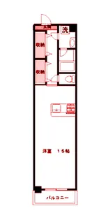 ミラベル新横濱【4階】の間取り