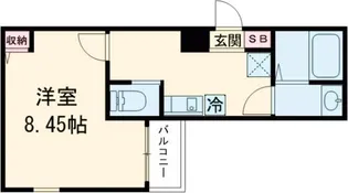Gladvis京都室町【4階】の間取り
