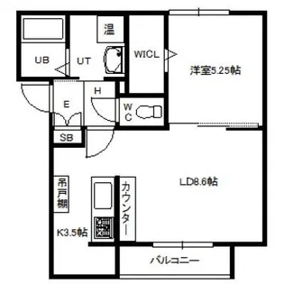 ウェザリア【2階】の間取り