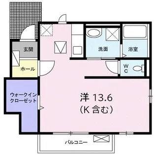 シャ・ミニョン・キナ【1階】の間取り