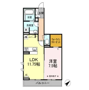 メゾンルミエール【3階】の間取り