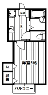 ルミエールアネックス【1階】の間取り