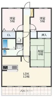 コアマンション新水前寺II【2階】の間取り