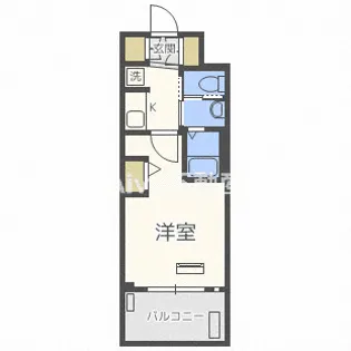 エステムコート難波Ⅴブロード【14階】の間取り