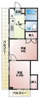 岸田ビル【3階】の間取り
