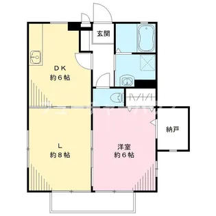 サンビレッジマスイ B【2階】の間取り