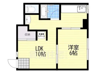 ヴィラ山之手【2階】の間取り
