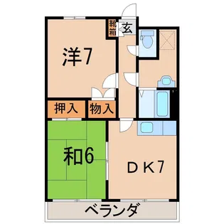セゾン北条谷【2階】の間取り