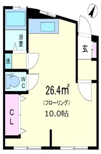 土肥アパート【3階】の間取り