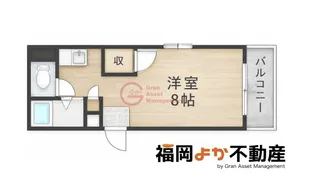 モントーレアネックス地行【2階】の間取り