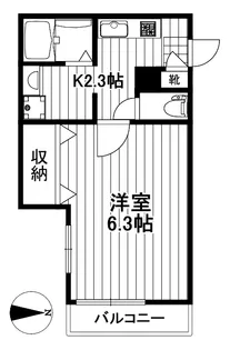 ハイカテージュ【1階】の間取り