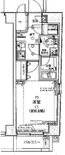 エクセリア練馬【2階】の間取り