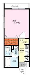 パークメゾン・サウス【2階】の間取り
