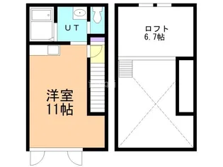 LB HANGAR B棟【2階】の間取り