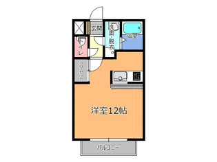 リッツレジデンスA【1階】の間取り