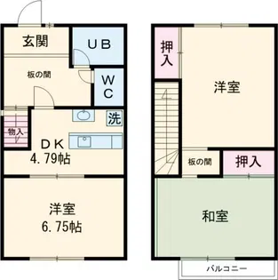 ウサミハイツAの間取り
