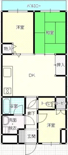 エステイト22【2階】の間取り