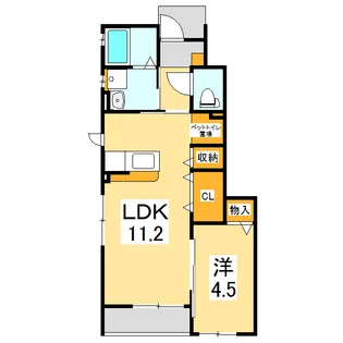 Chaleur(シャルール)【1階】の間取り
