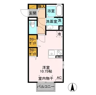 プレシャス天川原【2階】の間取り