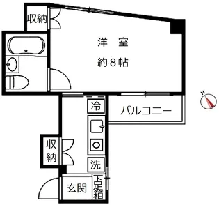 ヒルトップミナミ【3階】の間取り