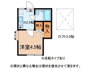 アヴァンメゾン真鍋北【1階】の間取り