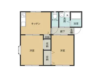 アプリコットハウス【1階】の間取り