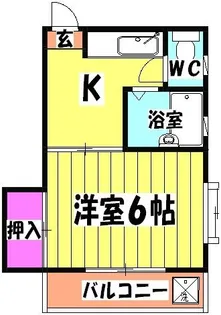 コーポ長崎【3階】の間取り