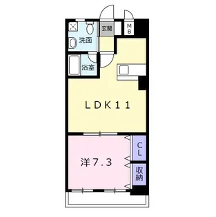 カレントI【3階】の間取り